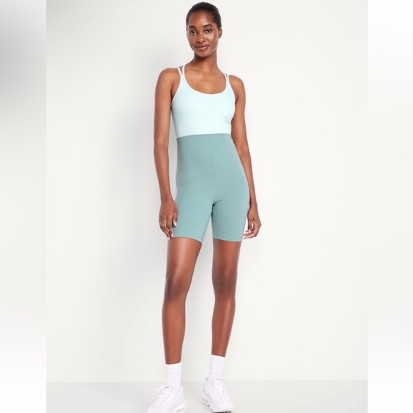 Old Navy Pants - Old Navy StudioSmooth Color Block Activewear Jumpsuit, NWT, $55 Retail
